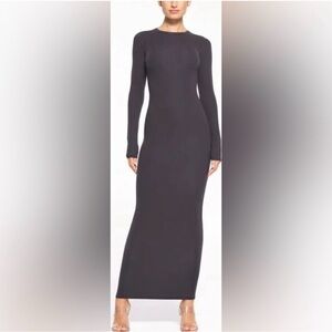 SKIMS Fits Everybody Long Sleeve Dress